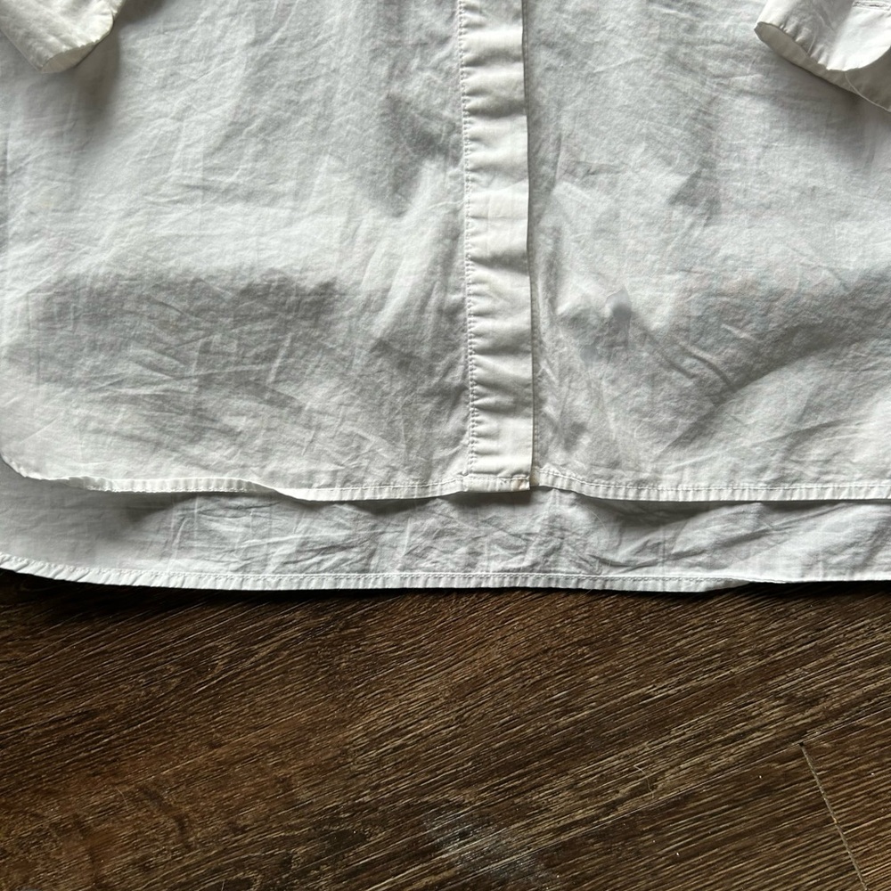 GAP White Button-Up tuxedo shirt
Women’s size Large Tall 💯 cotton - Picture 4 of 5